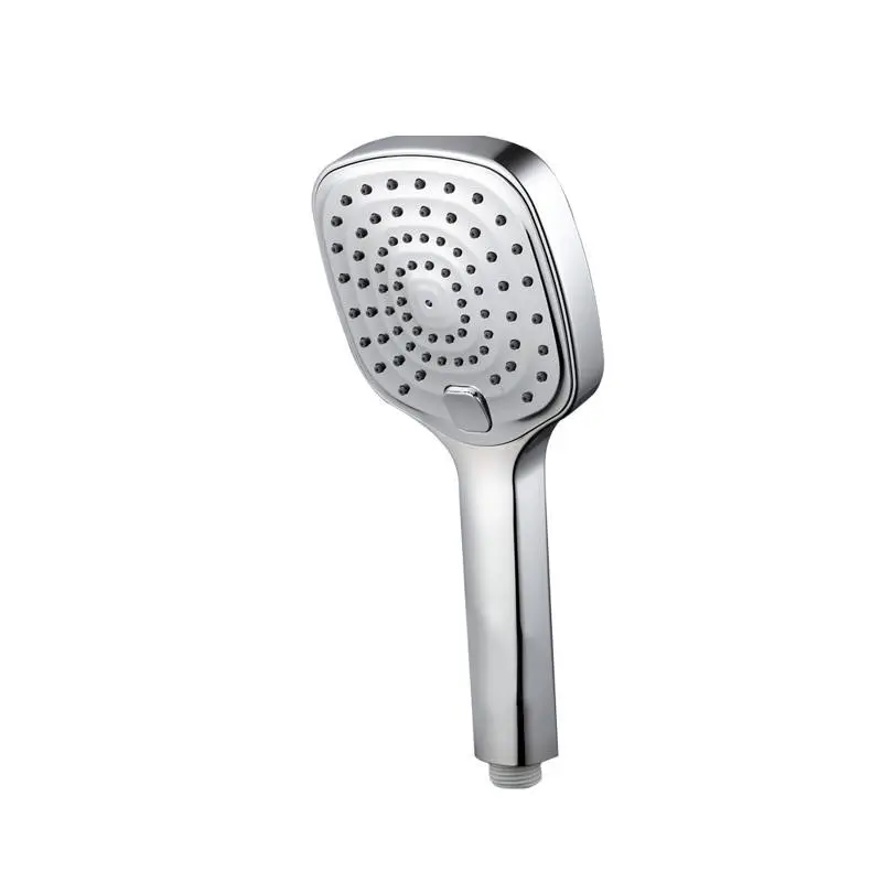 Abs Chrome Shower Head With Button Select Shower