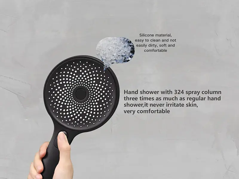 Anti Leak Push Button Shower Water Saving Design