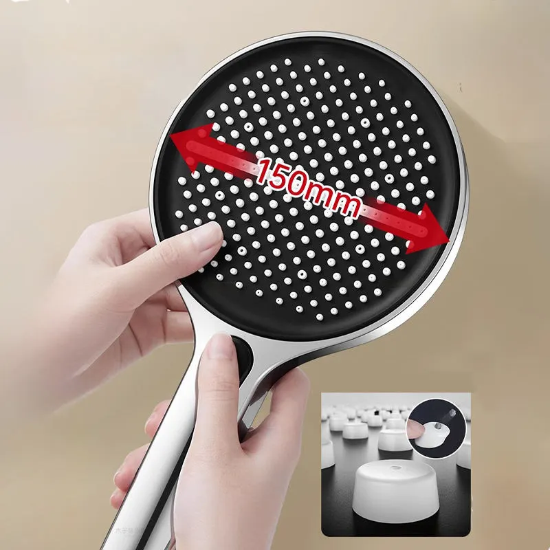 Push Button Switch Multi Functional Handheld Shower